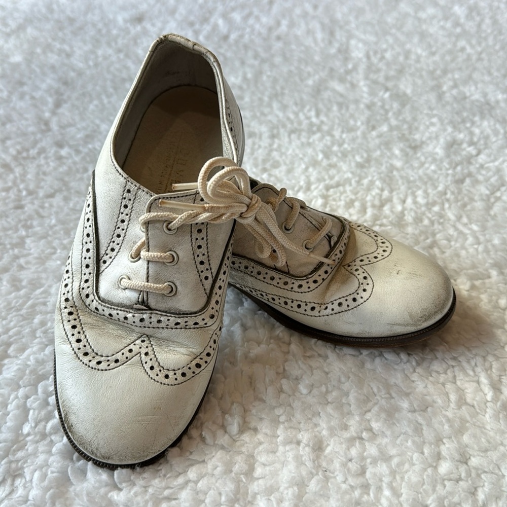 Boys Distressed Leather Dress Shoes
